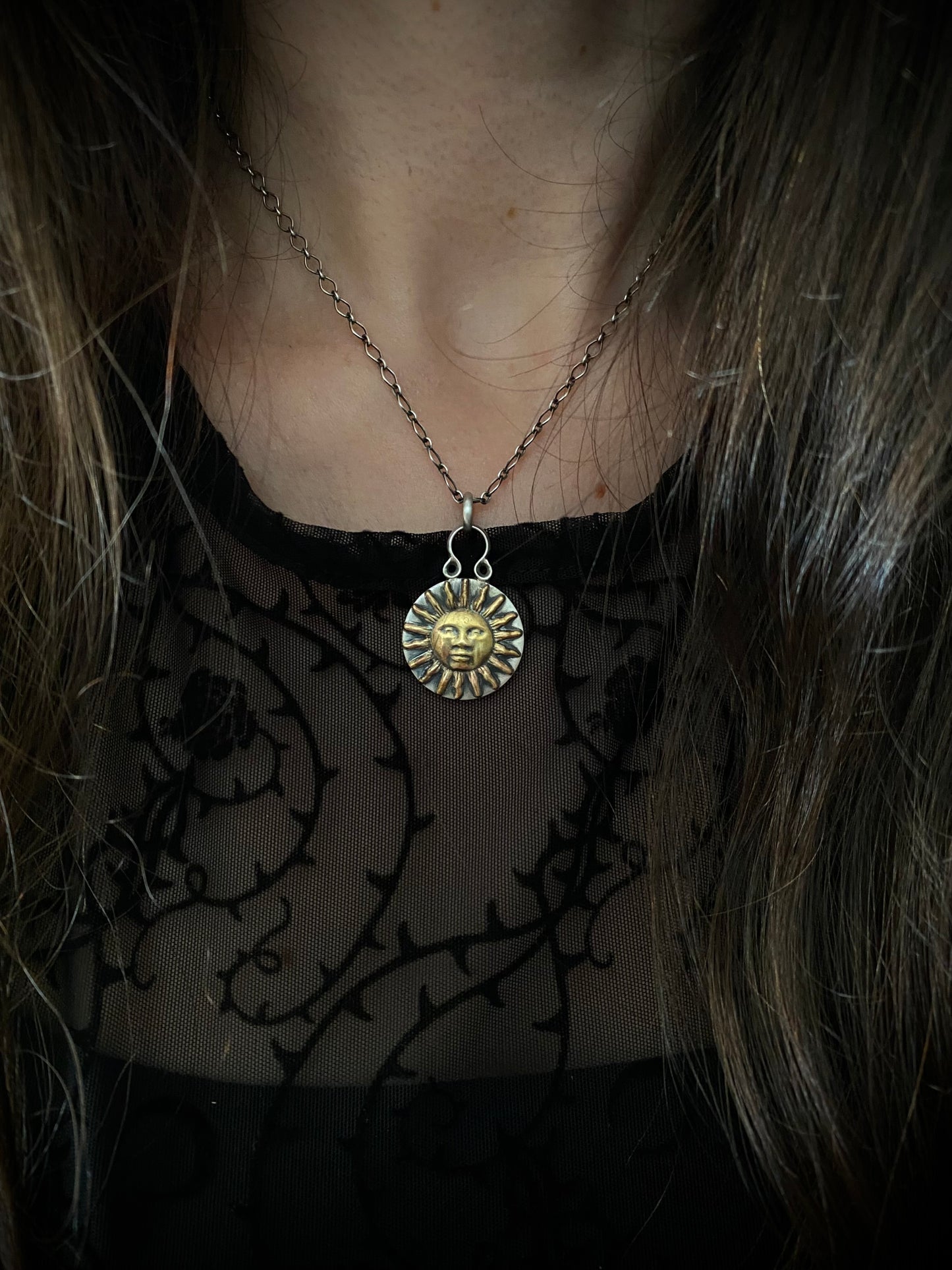 Reversible Luminary Medallion Pendants