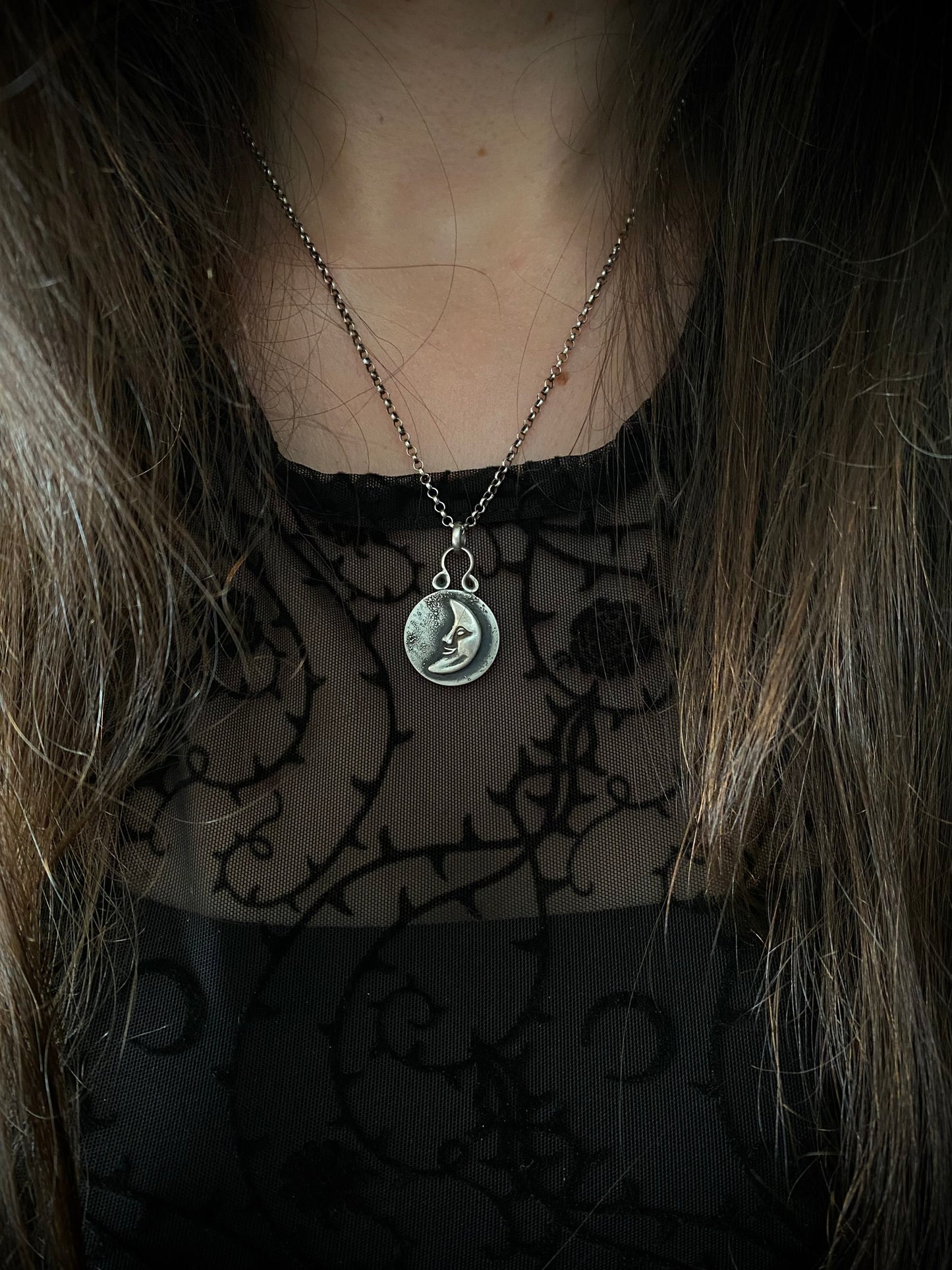 Reversible Luminary Medallion Pendants