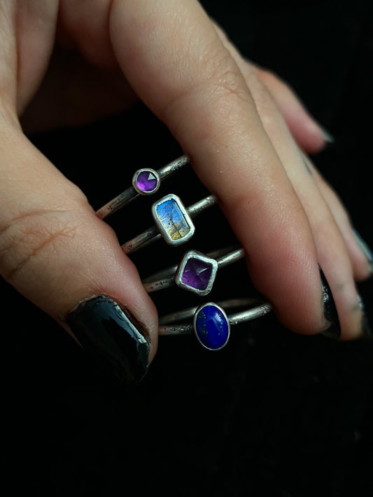 Unearthed Treasure Stacking Rings