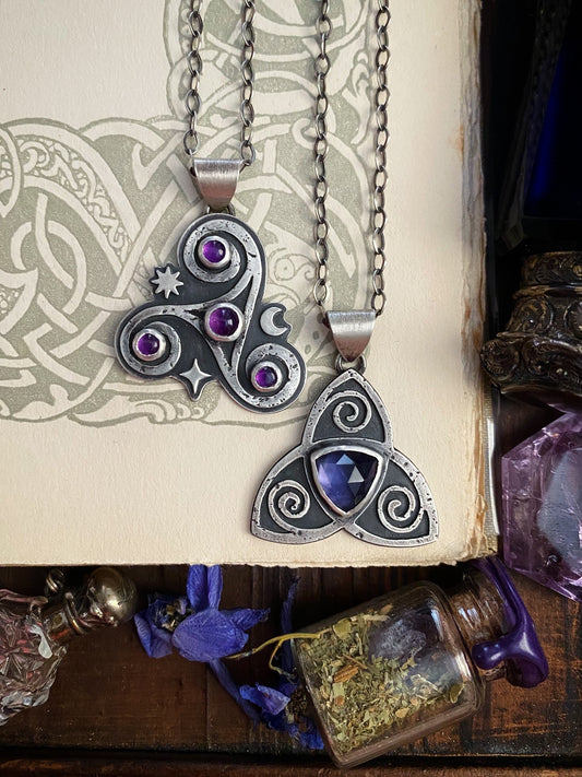 Ancient Spiral Pendants