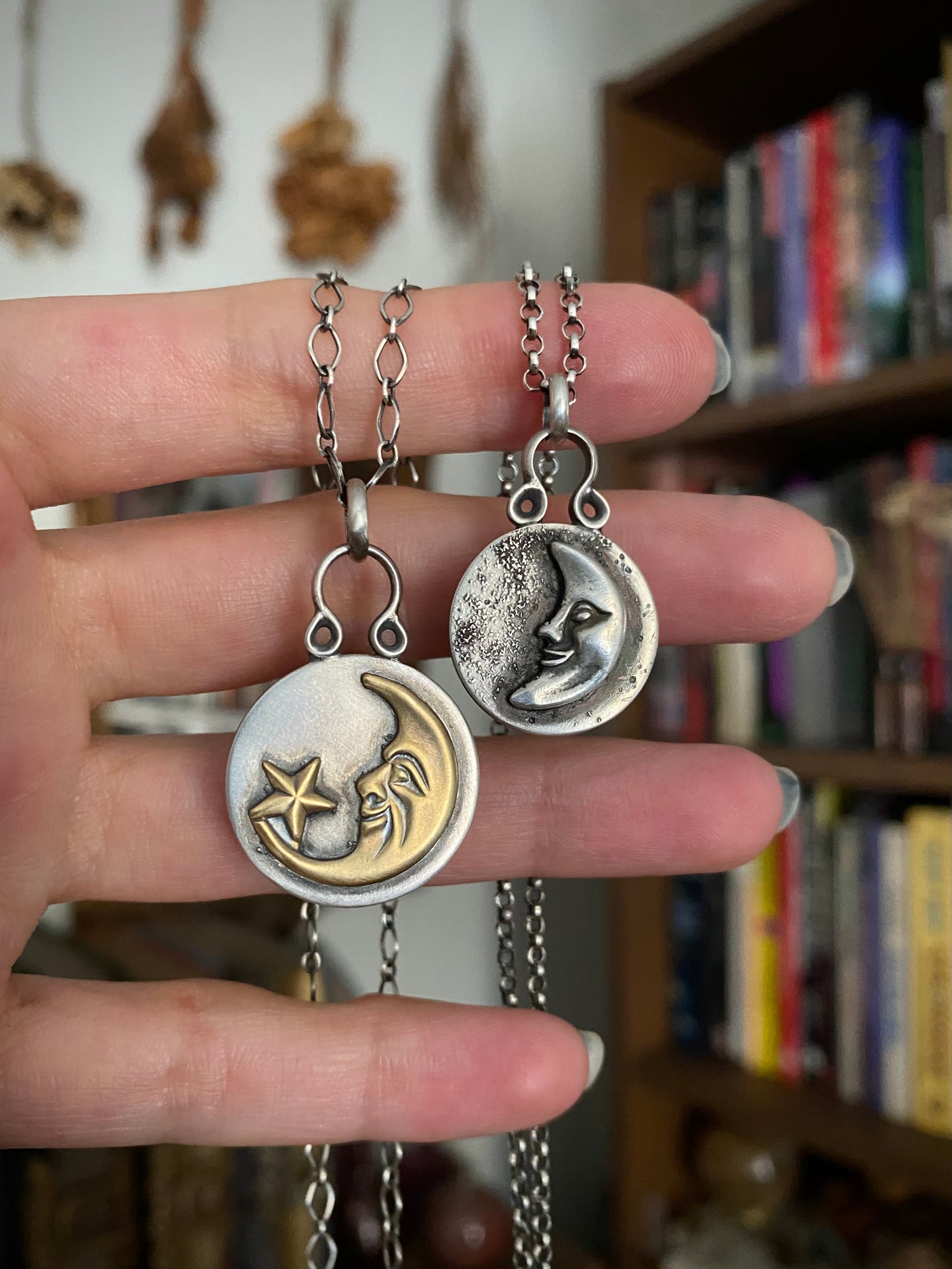 Reversible Luminary Medallion Pendants