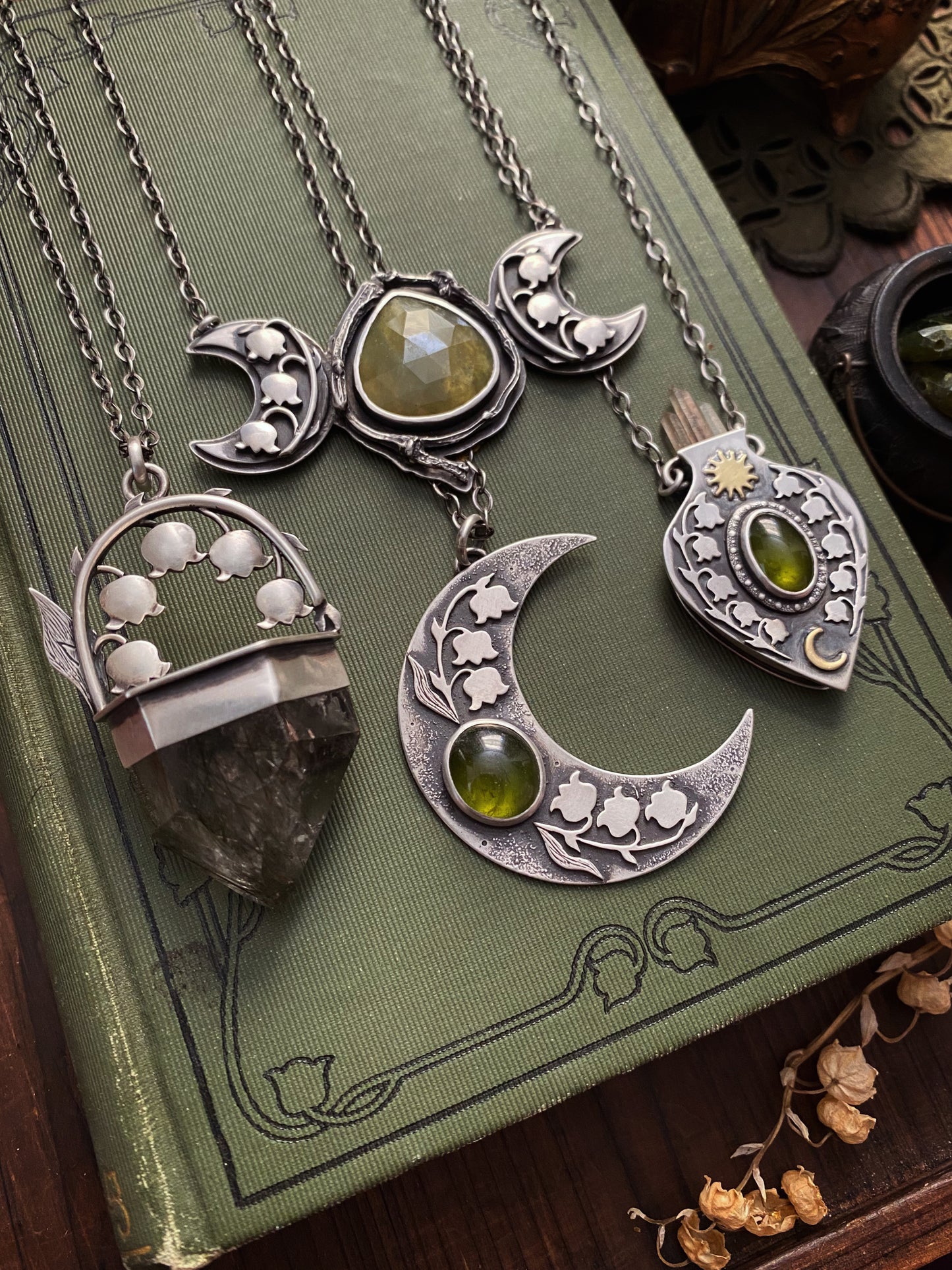 A Potion for Journeys Between Dark & Light Pendant