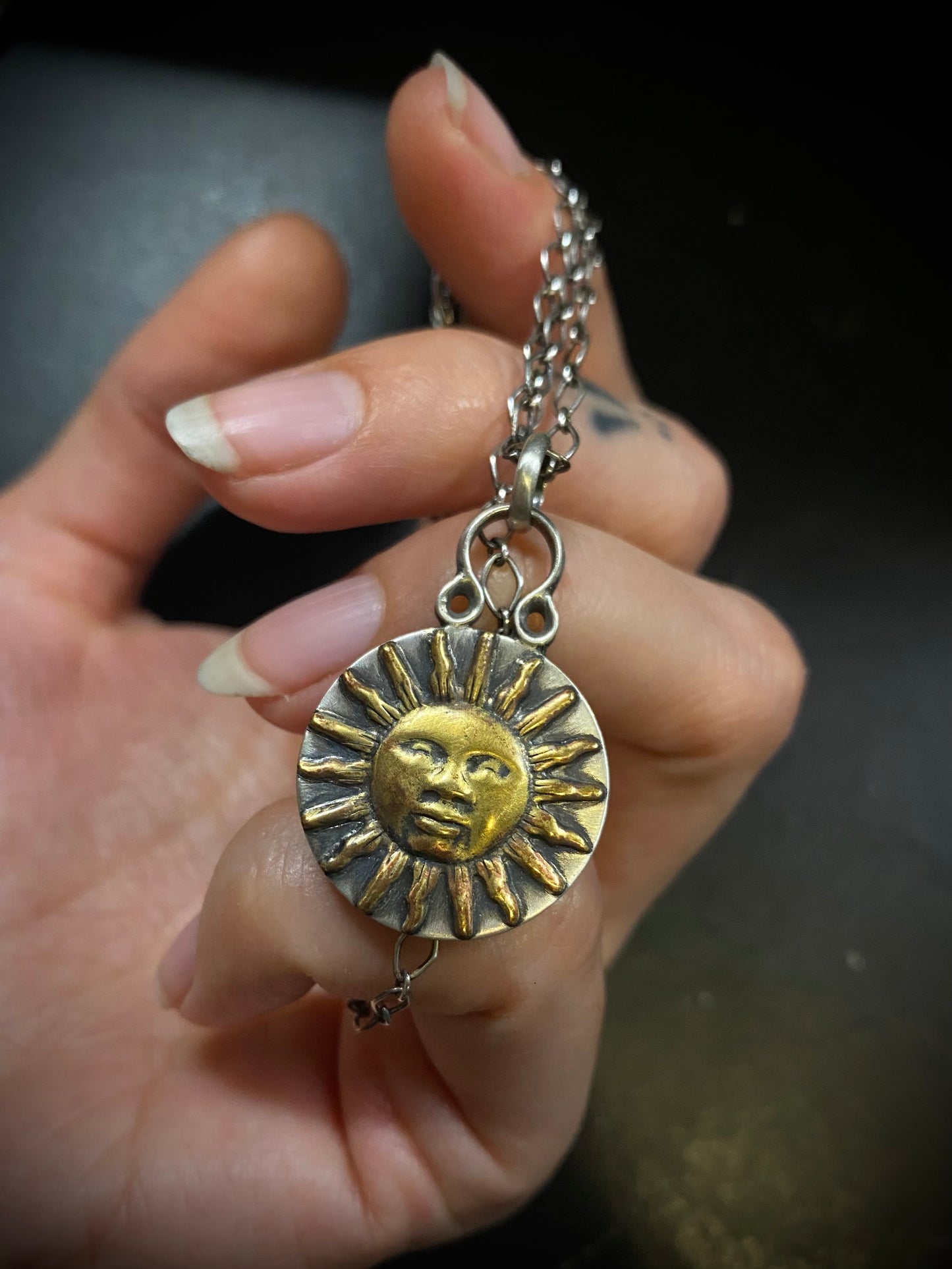 Reversible Luminary Medallion Pendants