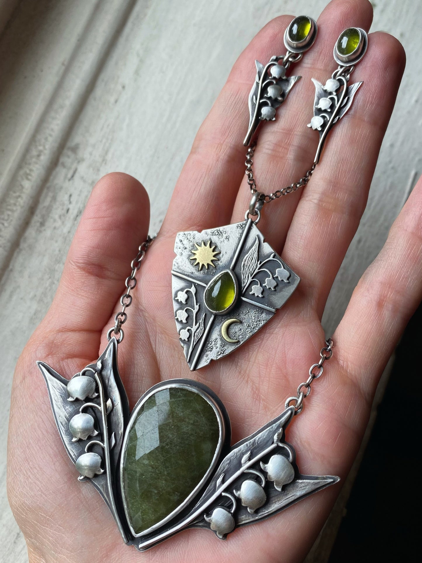 Lily of the Valley Charm Earrings