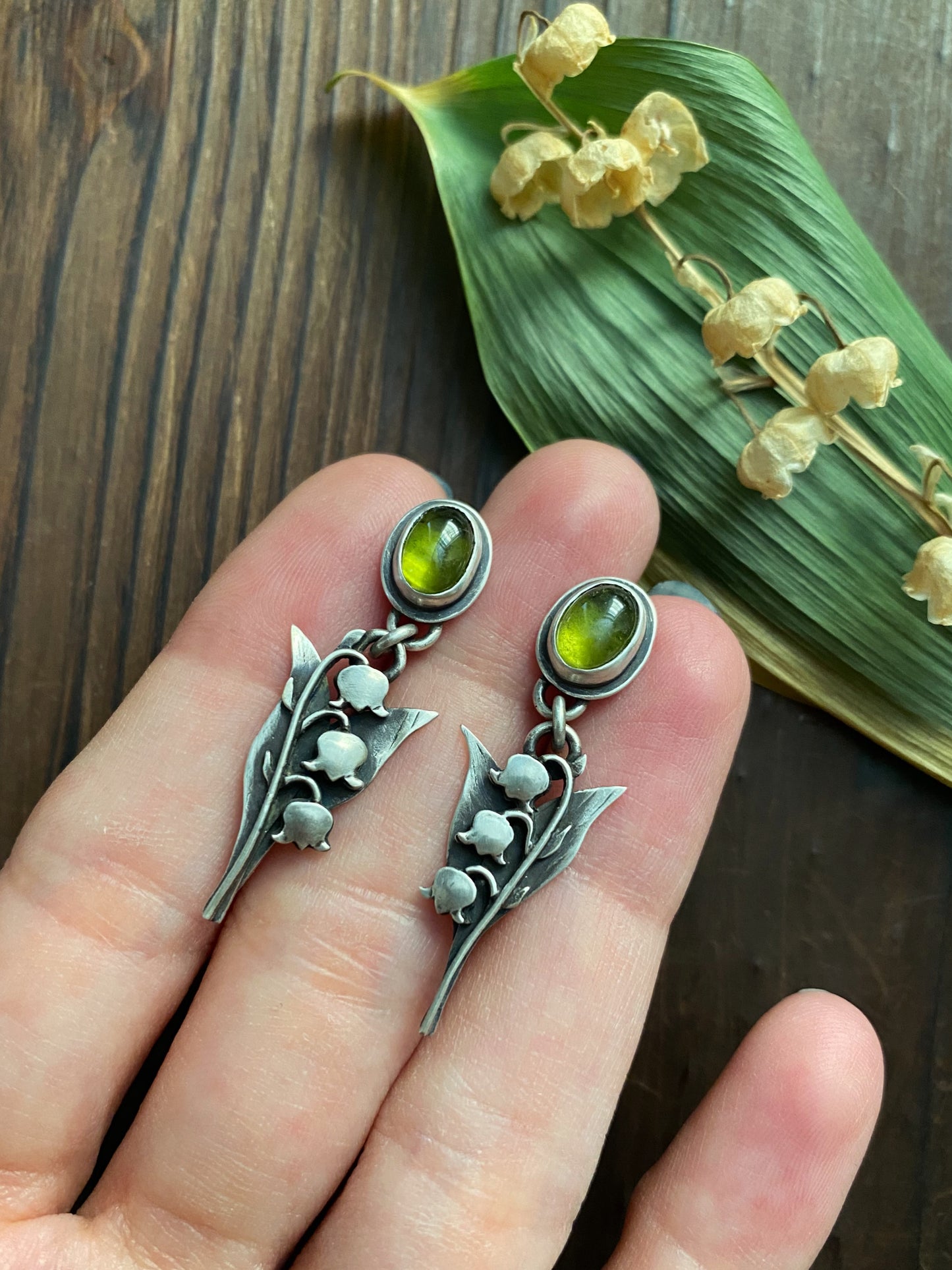 Lily of the Valley Charm Earrings