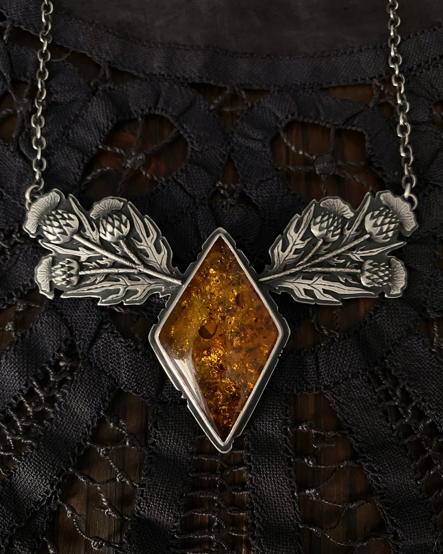 Thistle Armor Necklace