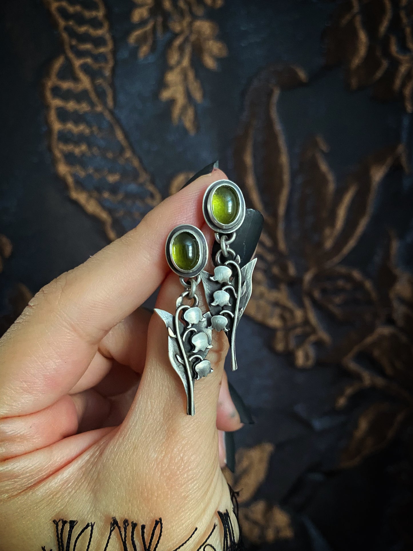 Lily of the Valley Charm Earrings