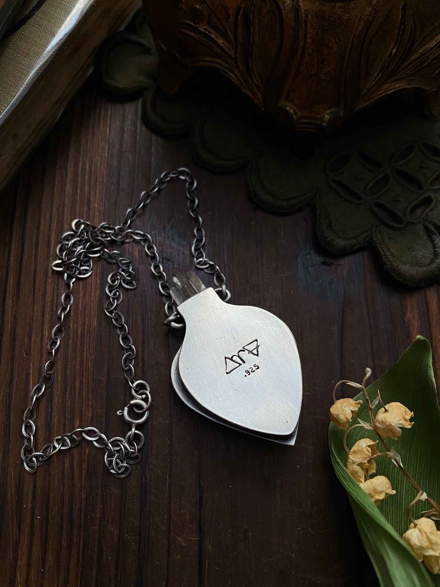 A Potion for Journeys Between Dark & Light Pendant