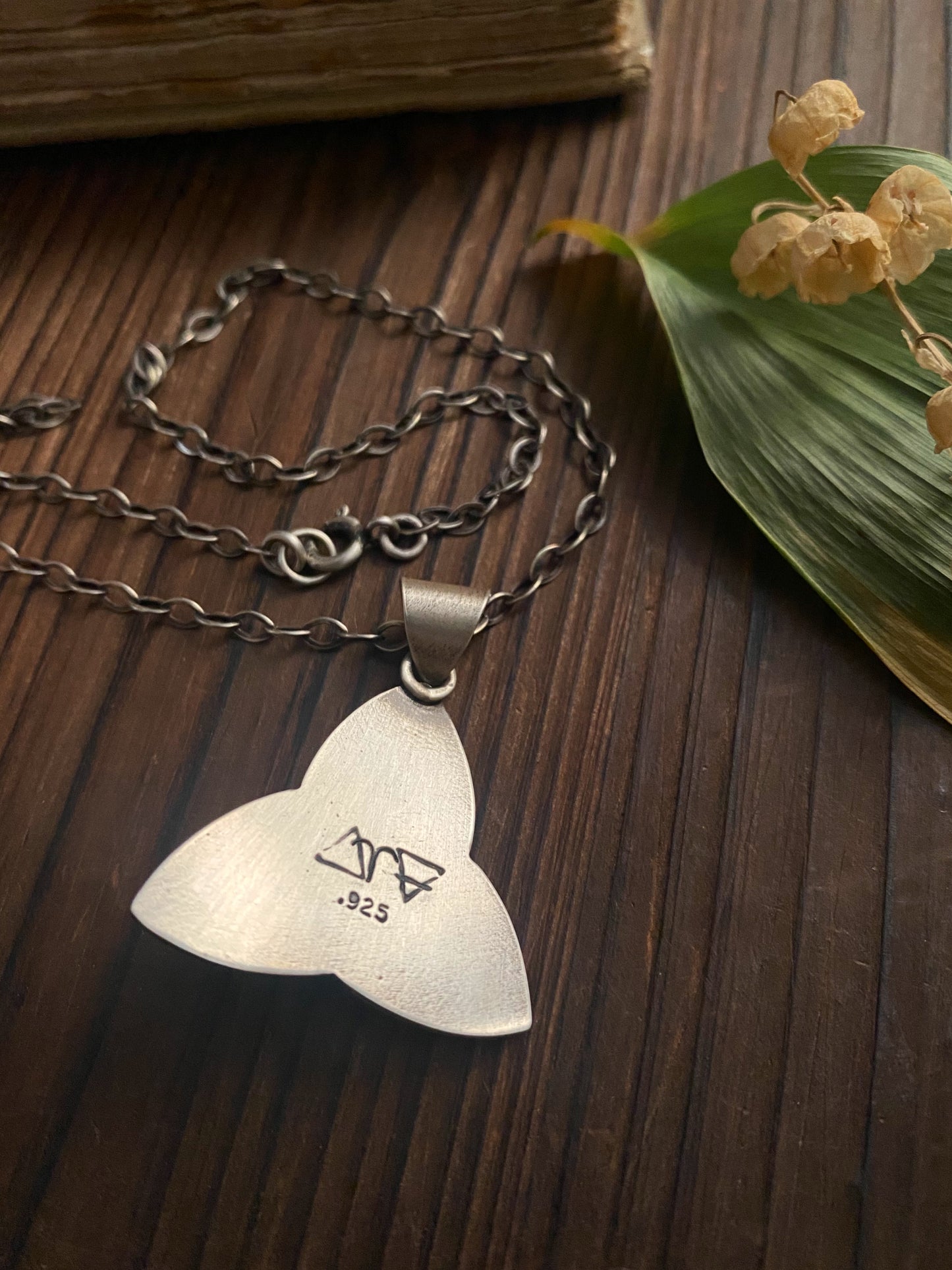 Lily of the Valley Triquetra Pendant