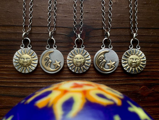 Reversible Luminary Medallion Pendants {6-8 Week Preorder ✦ Choose Your Chain Length}