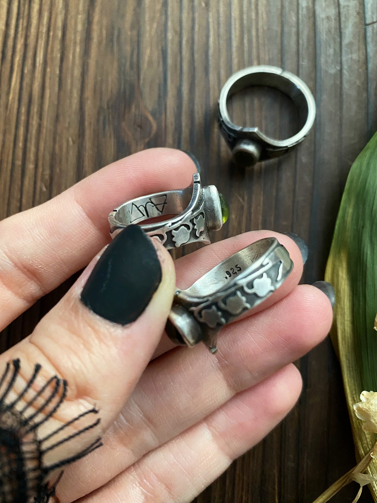 Lily of the Valley Medieval Boundary Rings