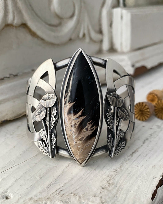 Triquetra Poppy Cuff