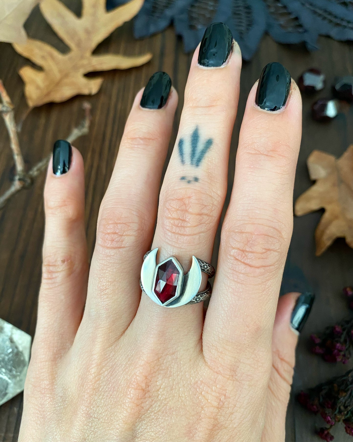 Rising Moon Ring