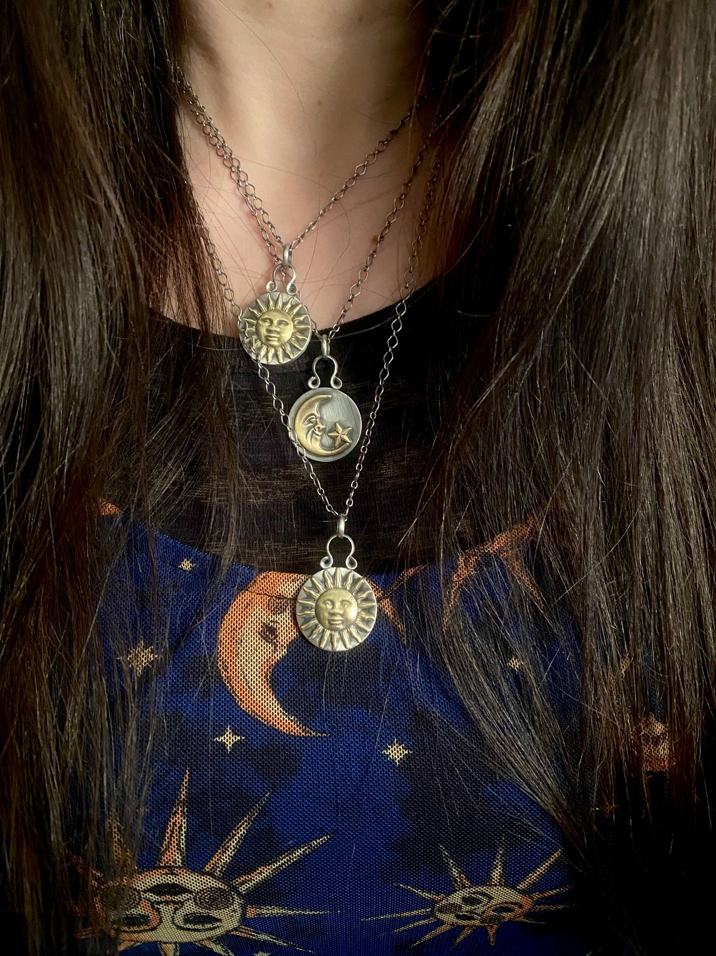 Reversible Luminary Medallion Pendant {5 Week Preorder ✦ Choose Your Chain Length}