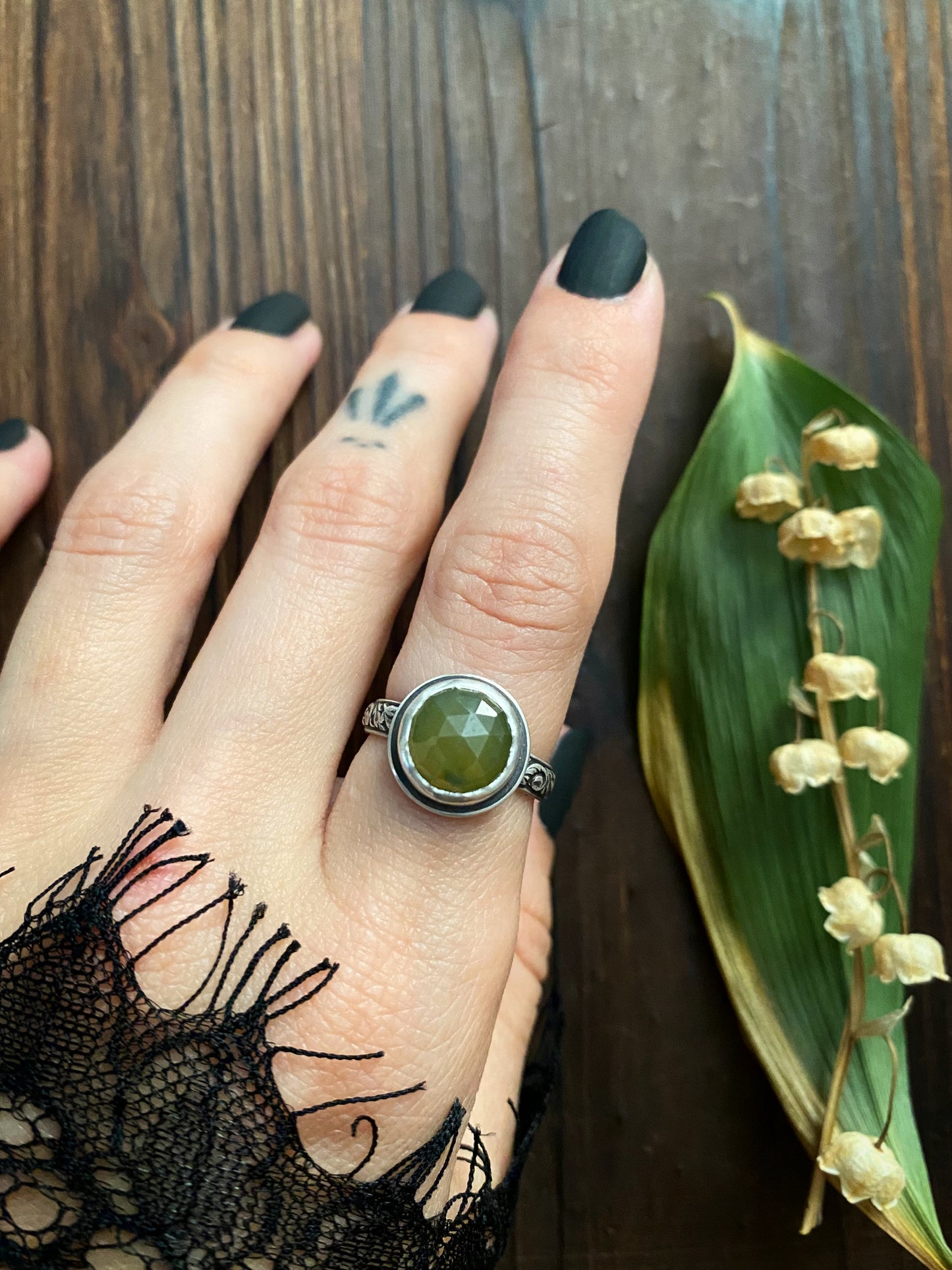 Vesuvianite Stacking Rings
