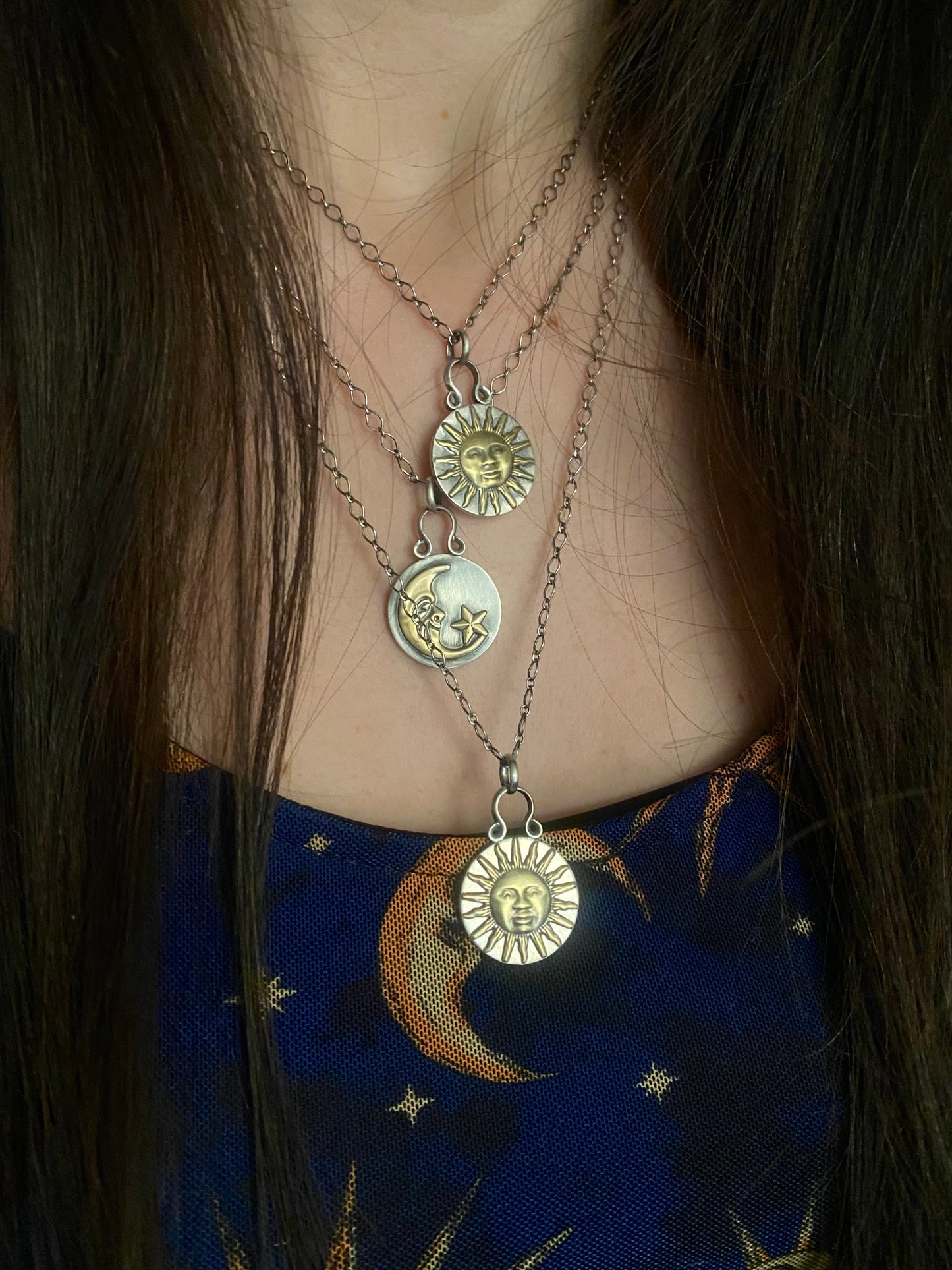 Reversible Luminary Medallion Pendant {5 Week Preorder ✦ Choose Your Chain Length}