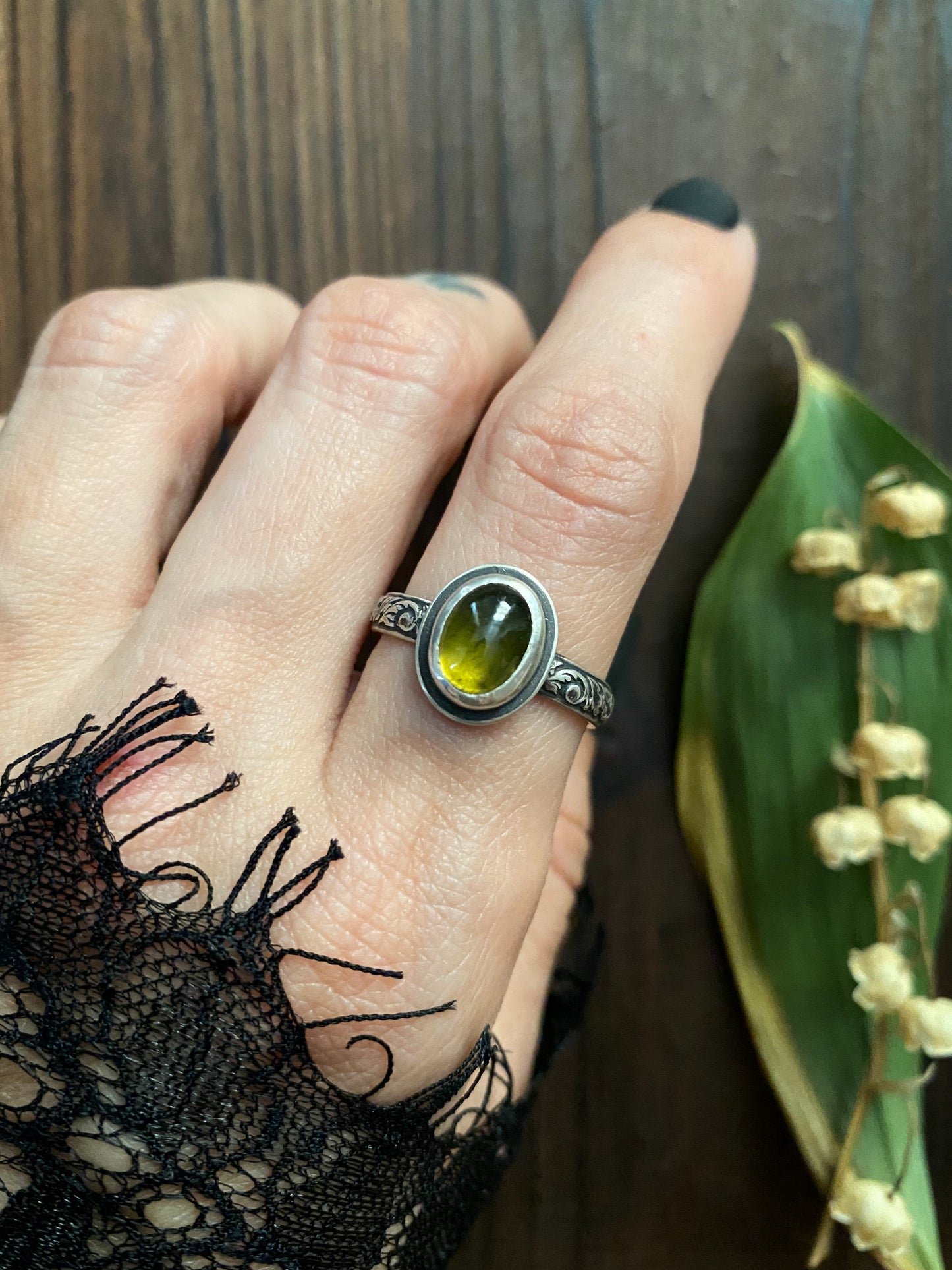 Vesuvianite Stacking Rings