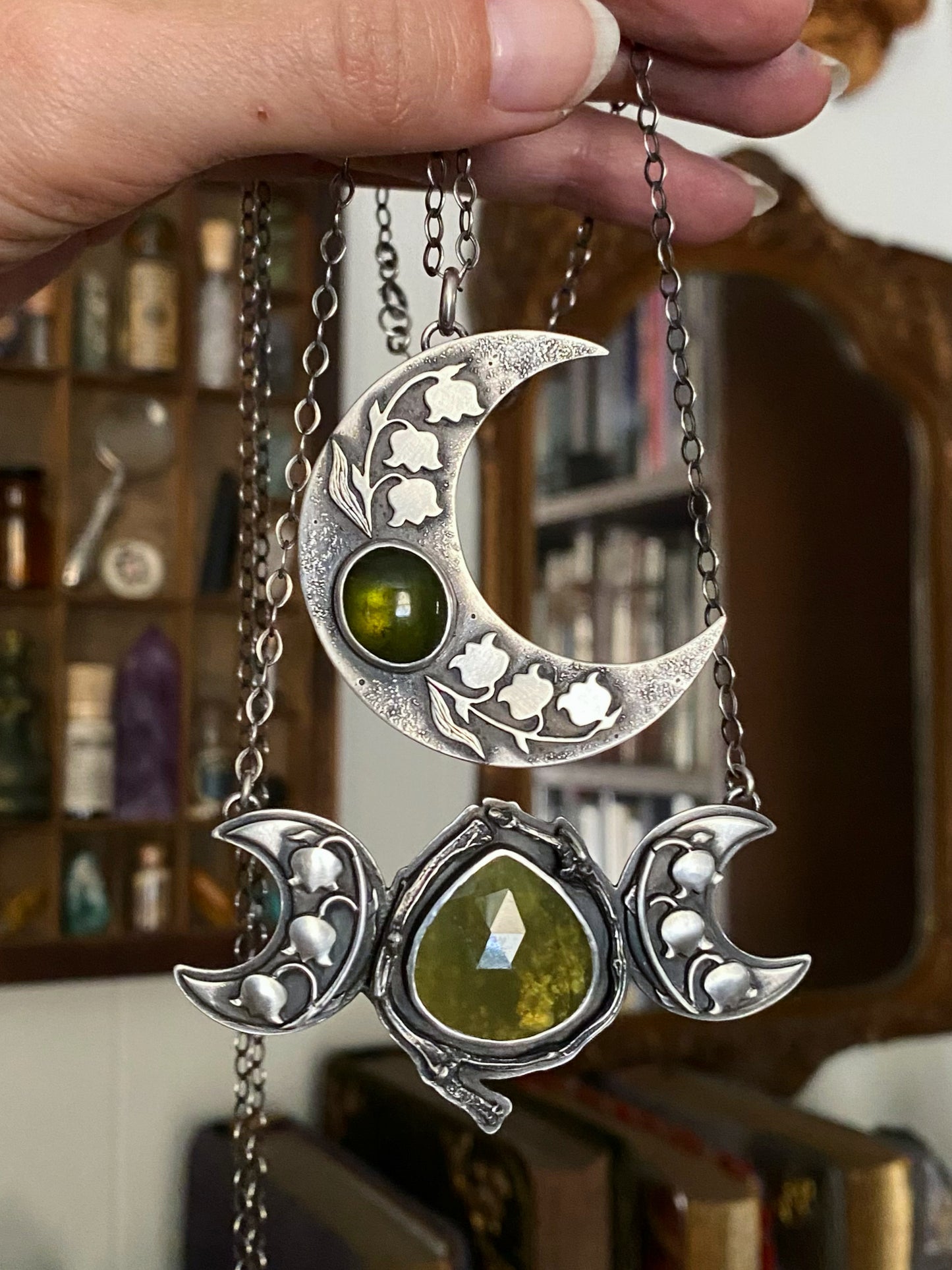 The Guiding Light of Lily of the Valley Pendant