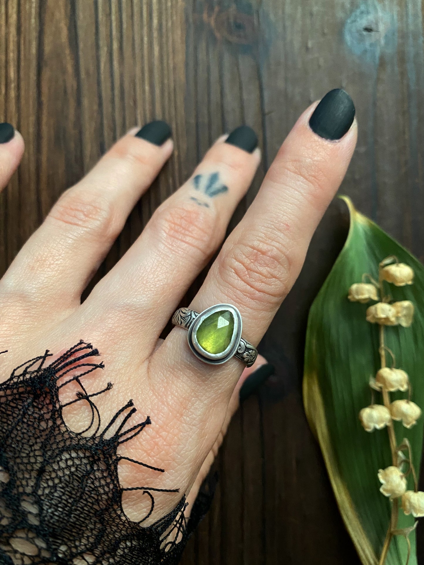 Vesuvianite Stacking Rings