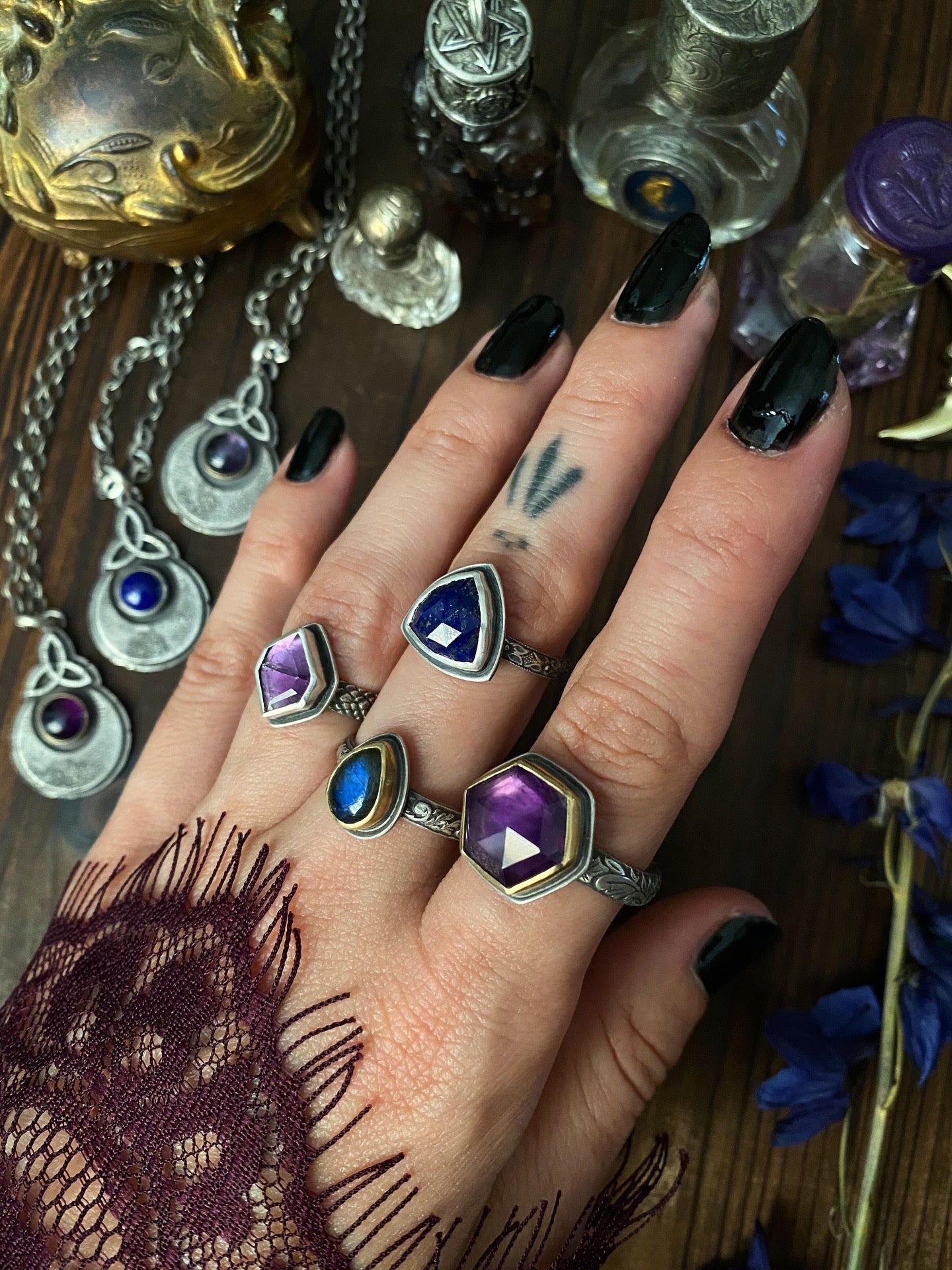 Jewels of the Realm Stacking Rings