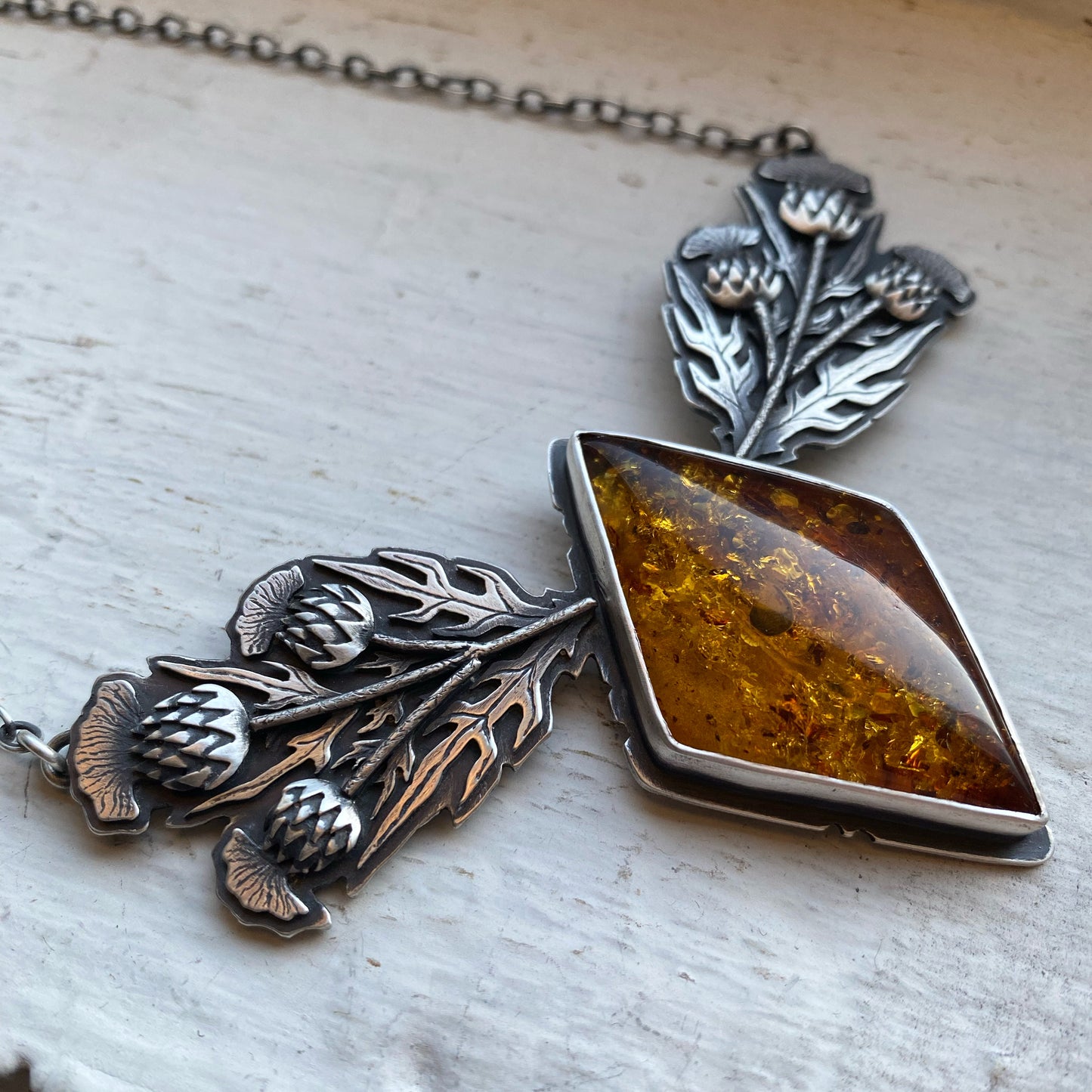 Thistle Armor Necklace