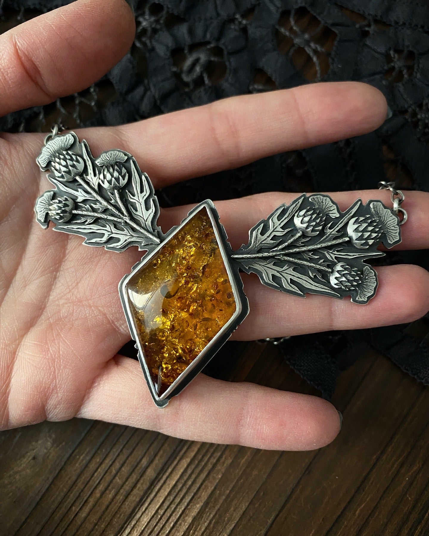 Thistle Armor Necklace