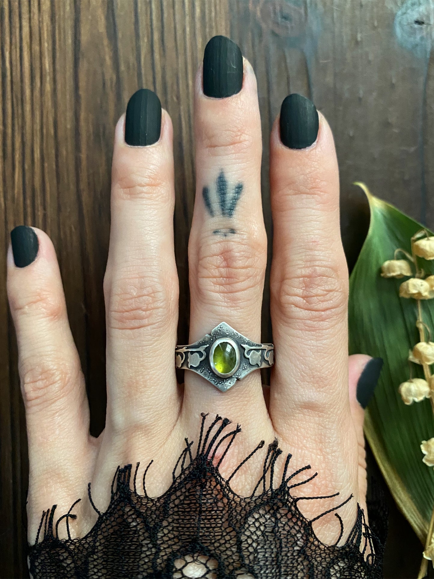 Lily of the Valley Medieval Boundary Rings