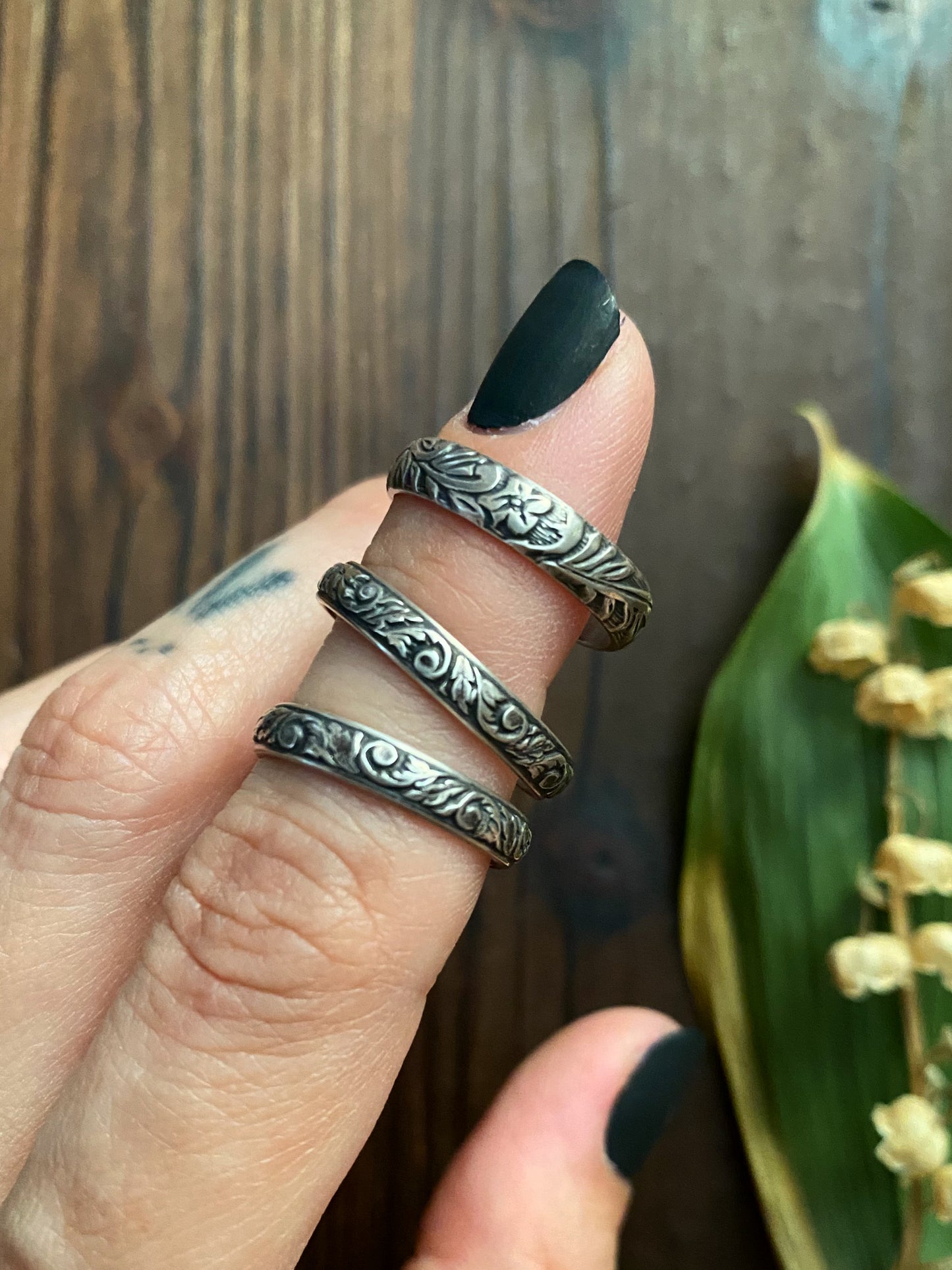 Vesuvianite Stacking Rings