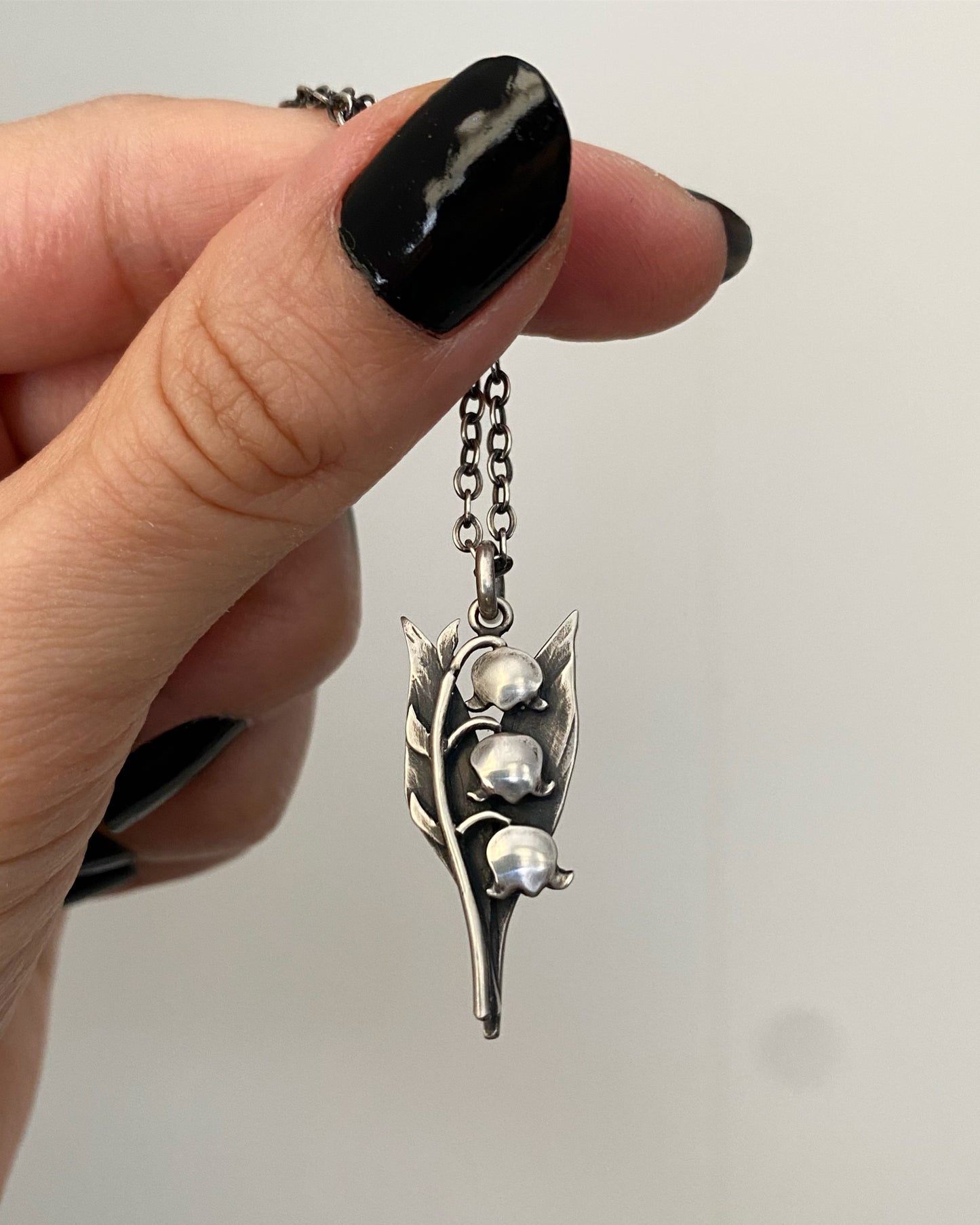 Mini Lily of the Valley Pendant