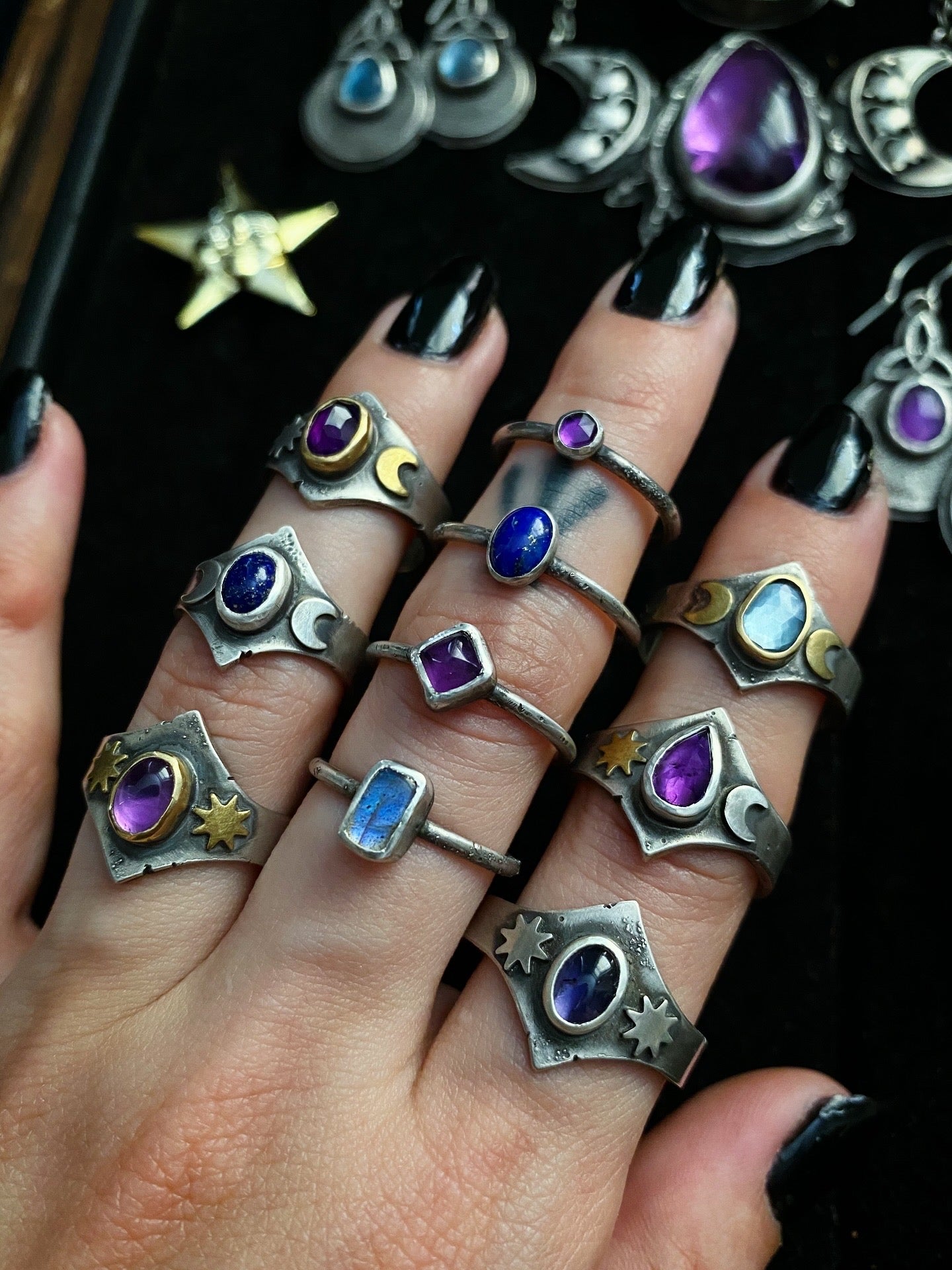 Unearthed Treasure Stacking Rings