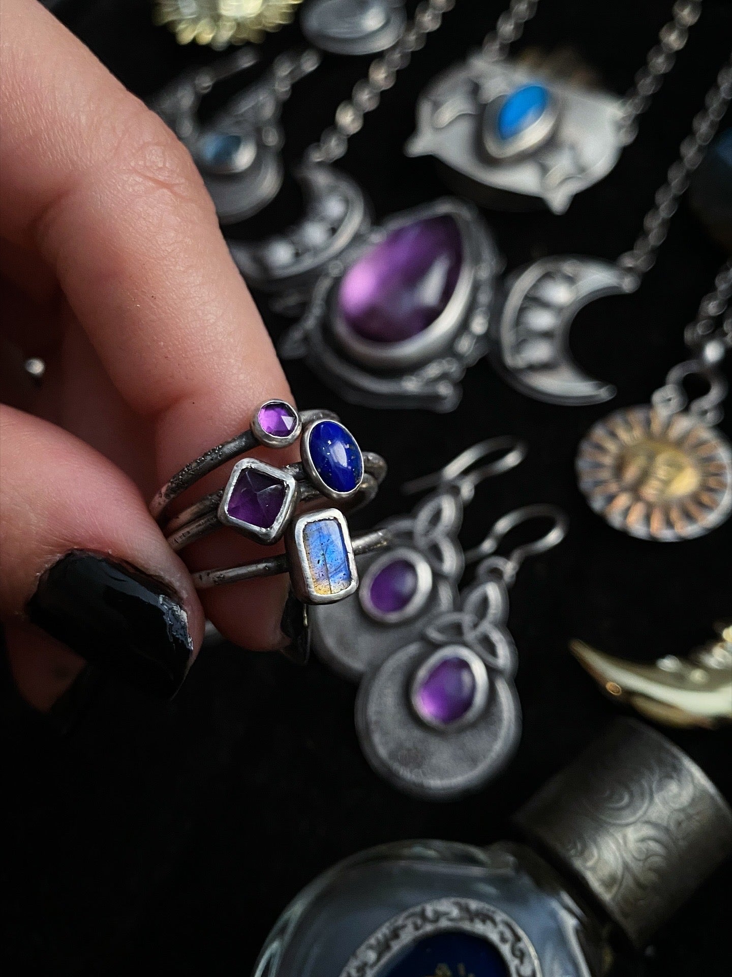 Unearthed Treasure Stacking Rings