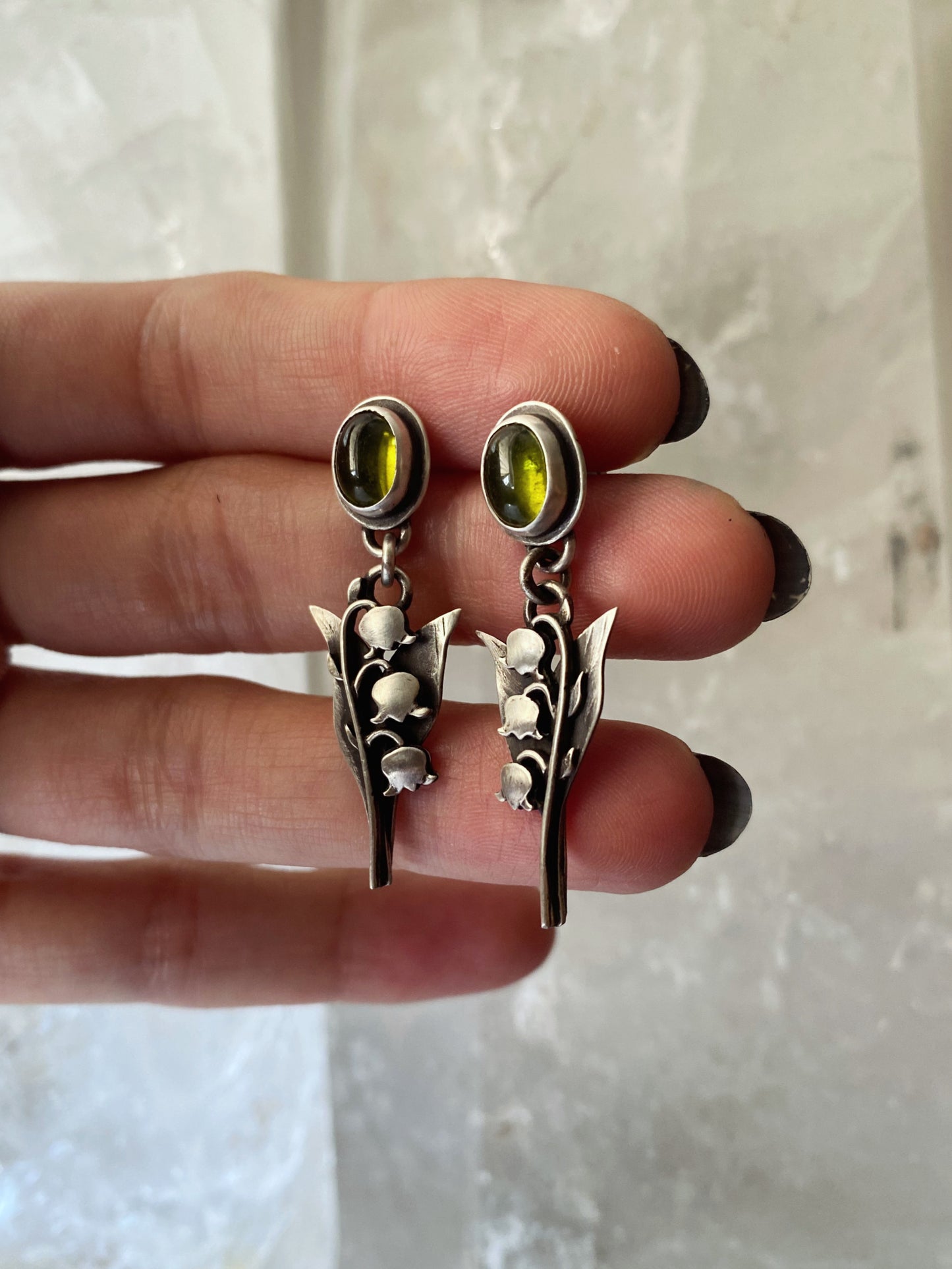 Lily of the Valley Charm Earrings