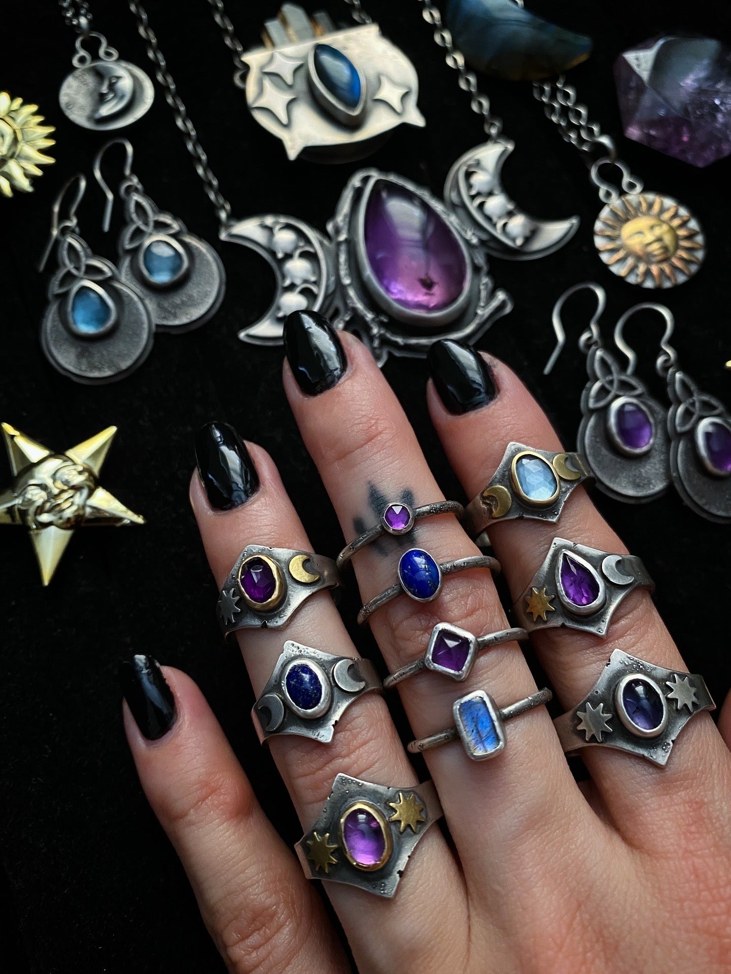 Unearthed Treasure Stacking Rings