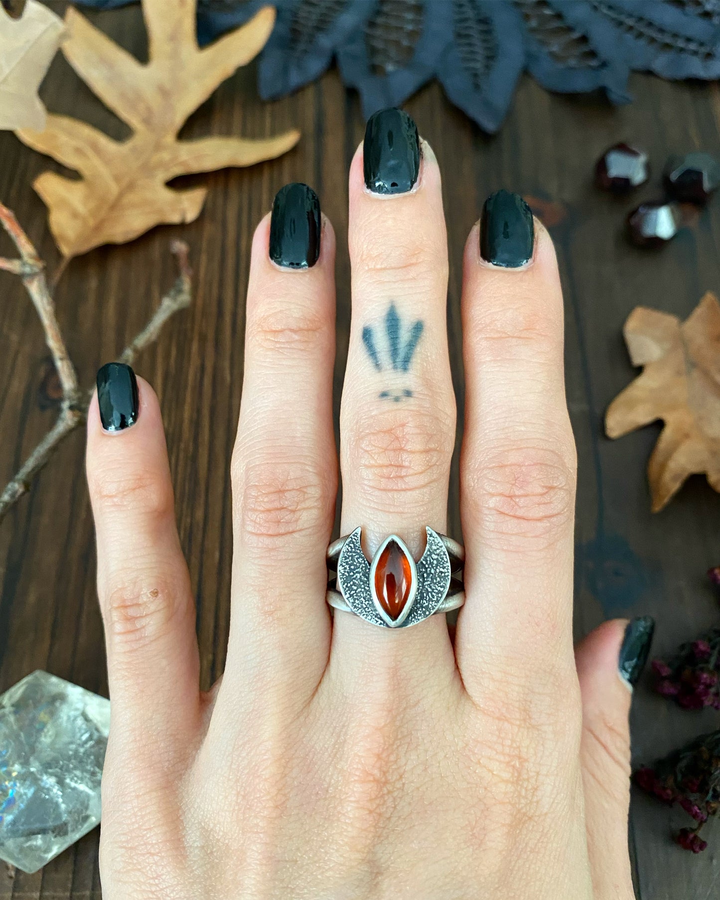 Rising Moon Ring