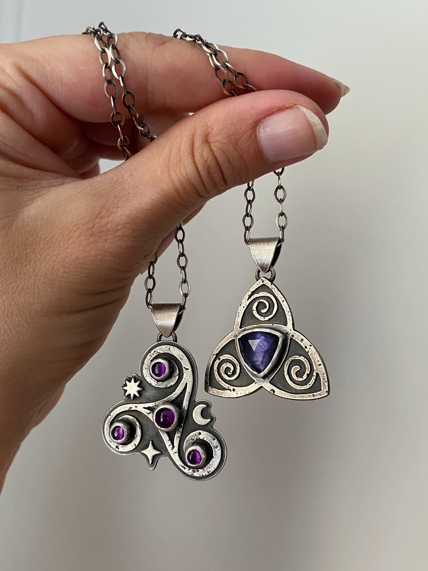 Ancient Spiral Pendants