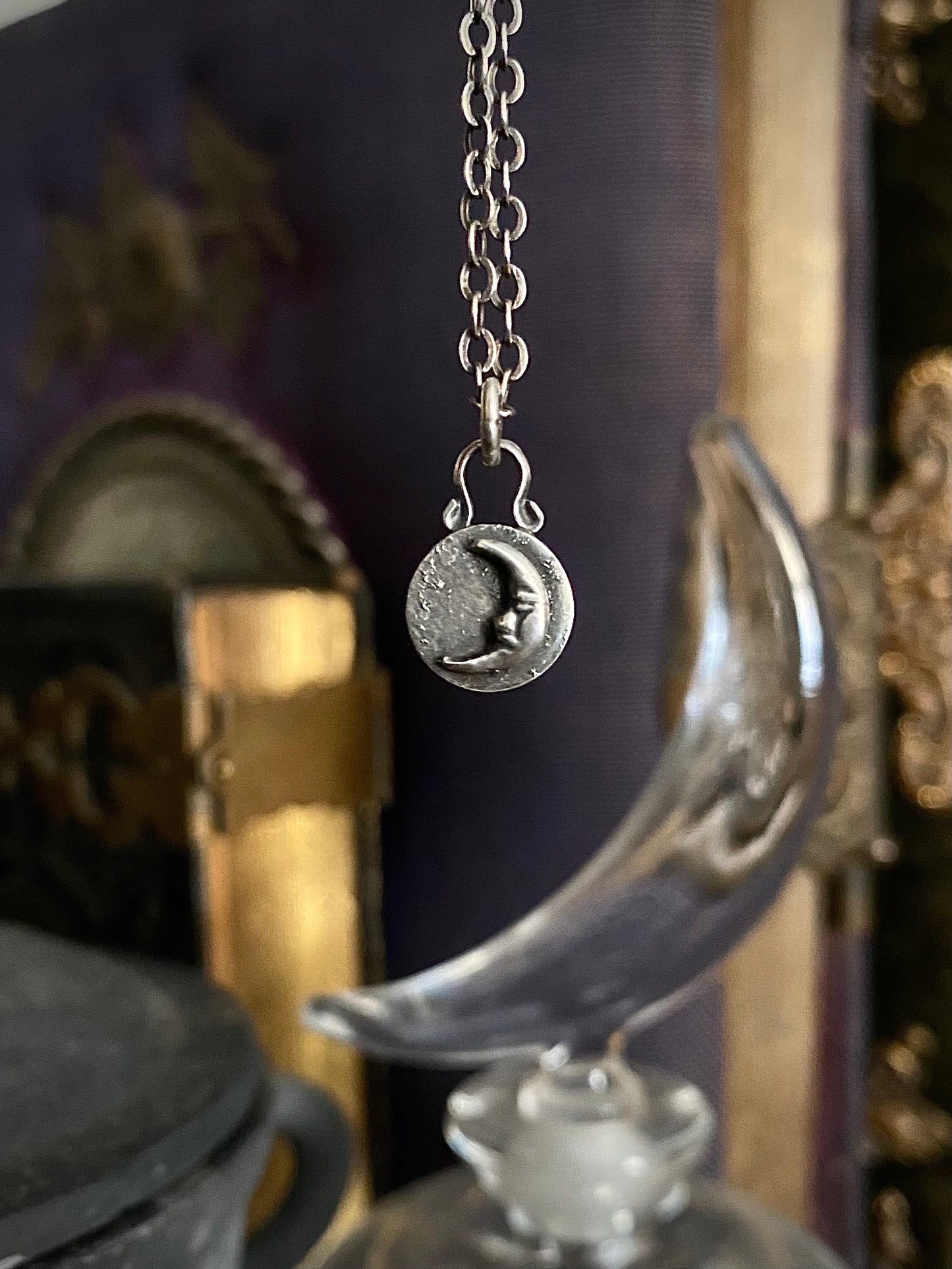 Mini Reversible Luminary Medallion Pendant