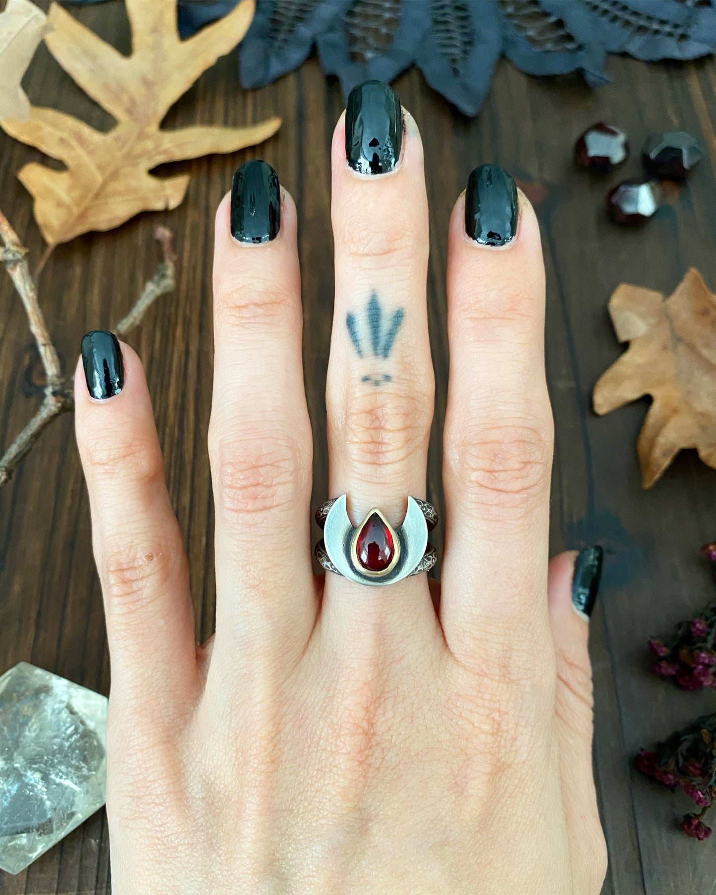 Rising Moon Ring