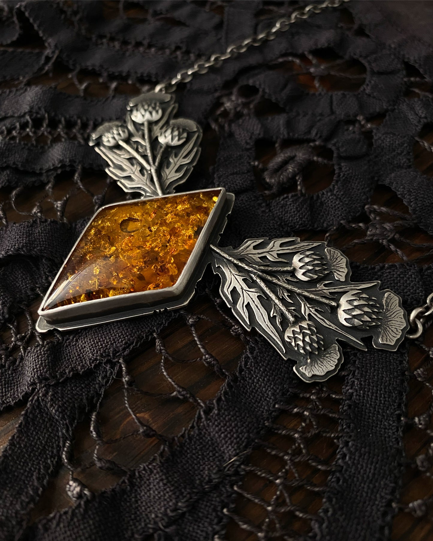 Thistle Armor Necklace