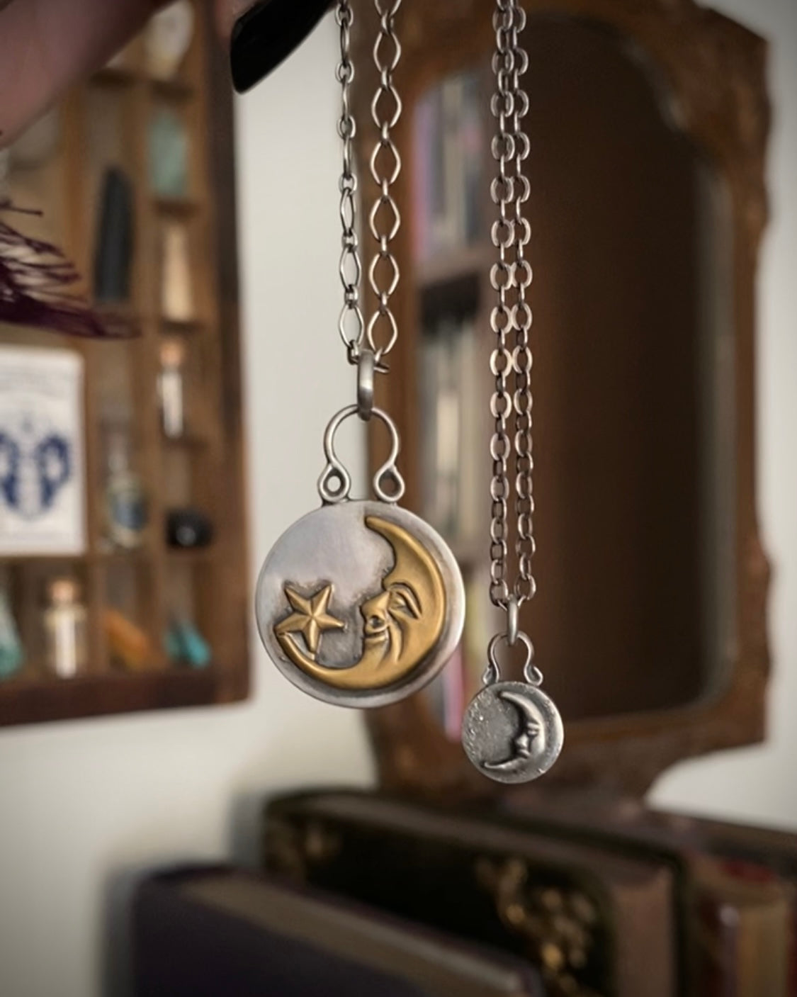 Mini Reversible Luminary Medallion Pendant