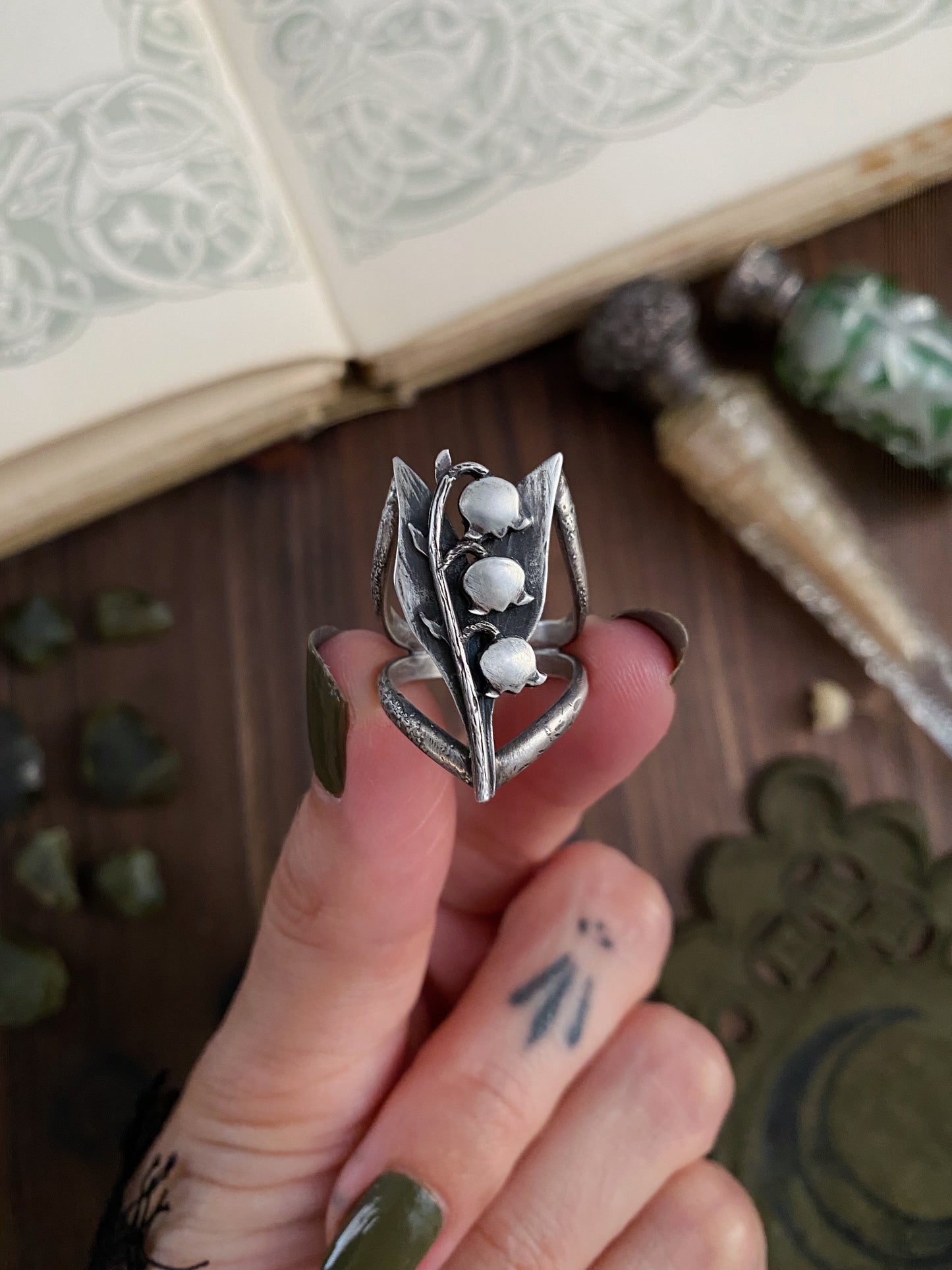Lily of the Valley Ring ✦ Size 6
