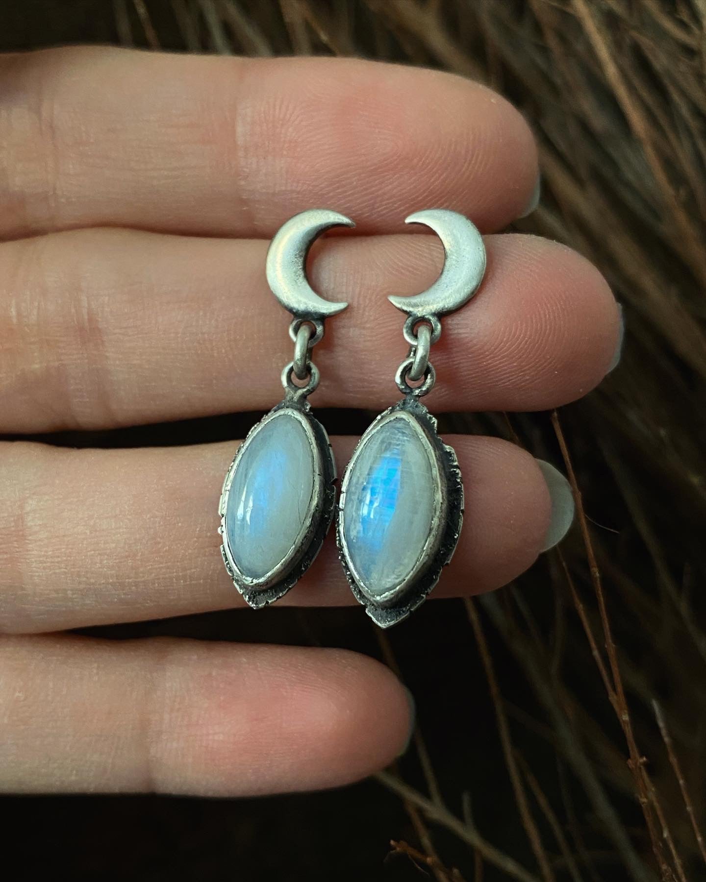 Winter Moon Earrings ✦ Light in the Darkness Mini Collection