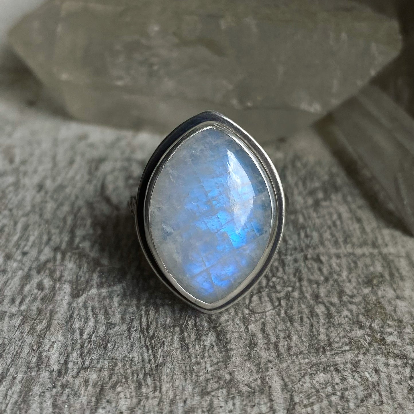 Moonlight Ring ✦ Size 7 ✦ Light in the Darkness Mini Collection
