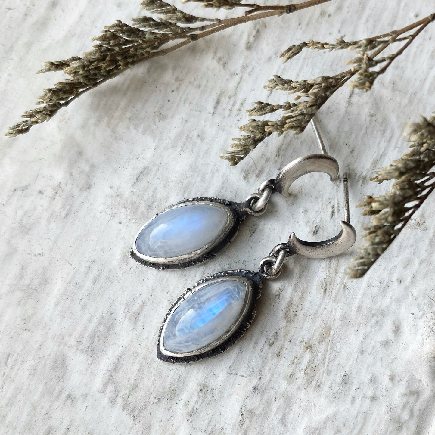 Winter Moon Earrings ✦ Light in the Darkness Mini Collection